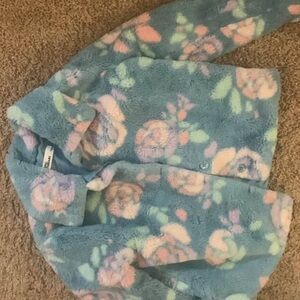 Floral Fuzzy Jacket